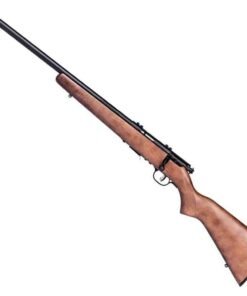 Savage 93R17 GLV 17 HMR Satin Blued/ High Luster Wood Left Hand Bolt Action Rifle - 21in