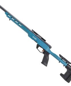 Savage B22 Precision 22 Long Rifle Blue Titanium/Black Bolt Action Rifle - 18in