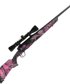 Savage Arms Axis XP Camo Compact 223 Remington With Weaver Scope Black/Muddy Girl Bolt Action Rifle