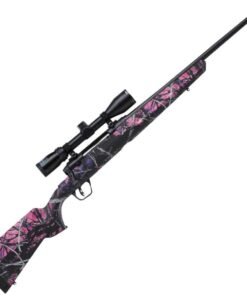 Savage Arms Axis II XP 243 Winchester Camo Compact Scoped Muddy Girl Bolt Action Rifle