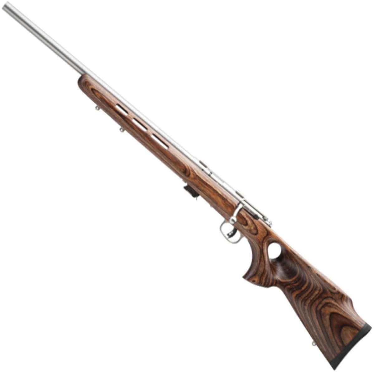 Savage Mark II BTV 22 Long Rifle Stainless Steel Left Hand Bolt Action Rifle - 21in 1 A75 result 1